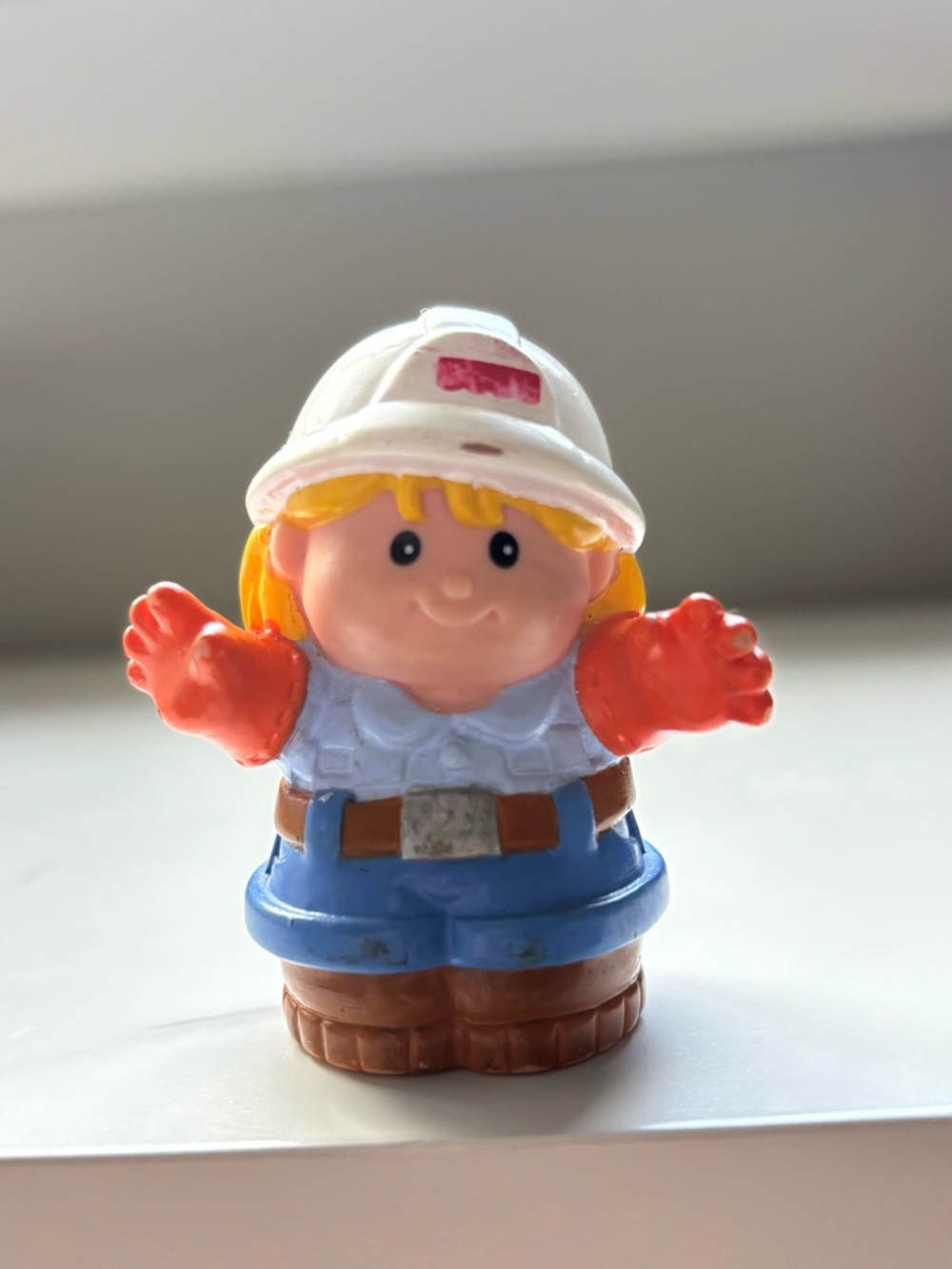 Little people construction worker